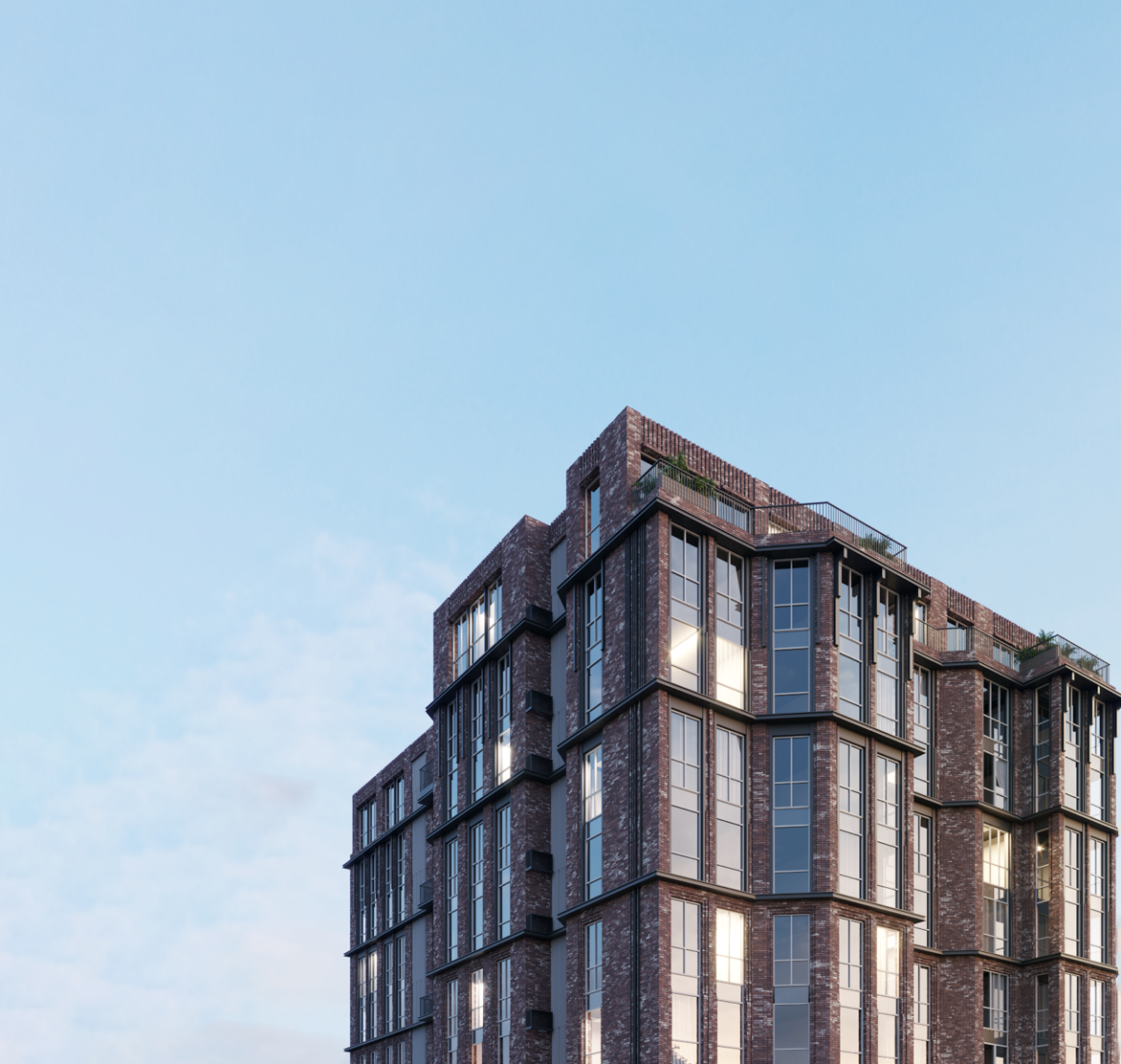 Лендинг жилого комплекса Akzent холдинга AAG 