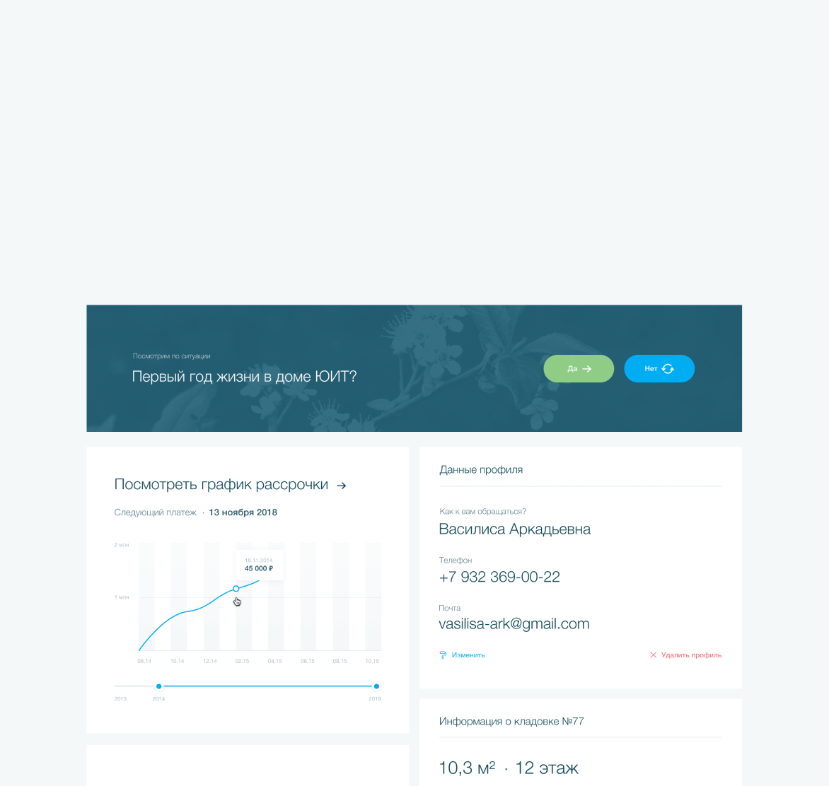 Комплексная разработка веб-сервиса для компании ЮИТ
